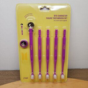 BTS J-Hope Character Figure Toothbrush Set